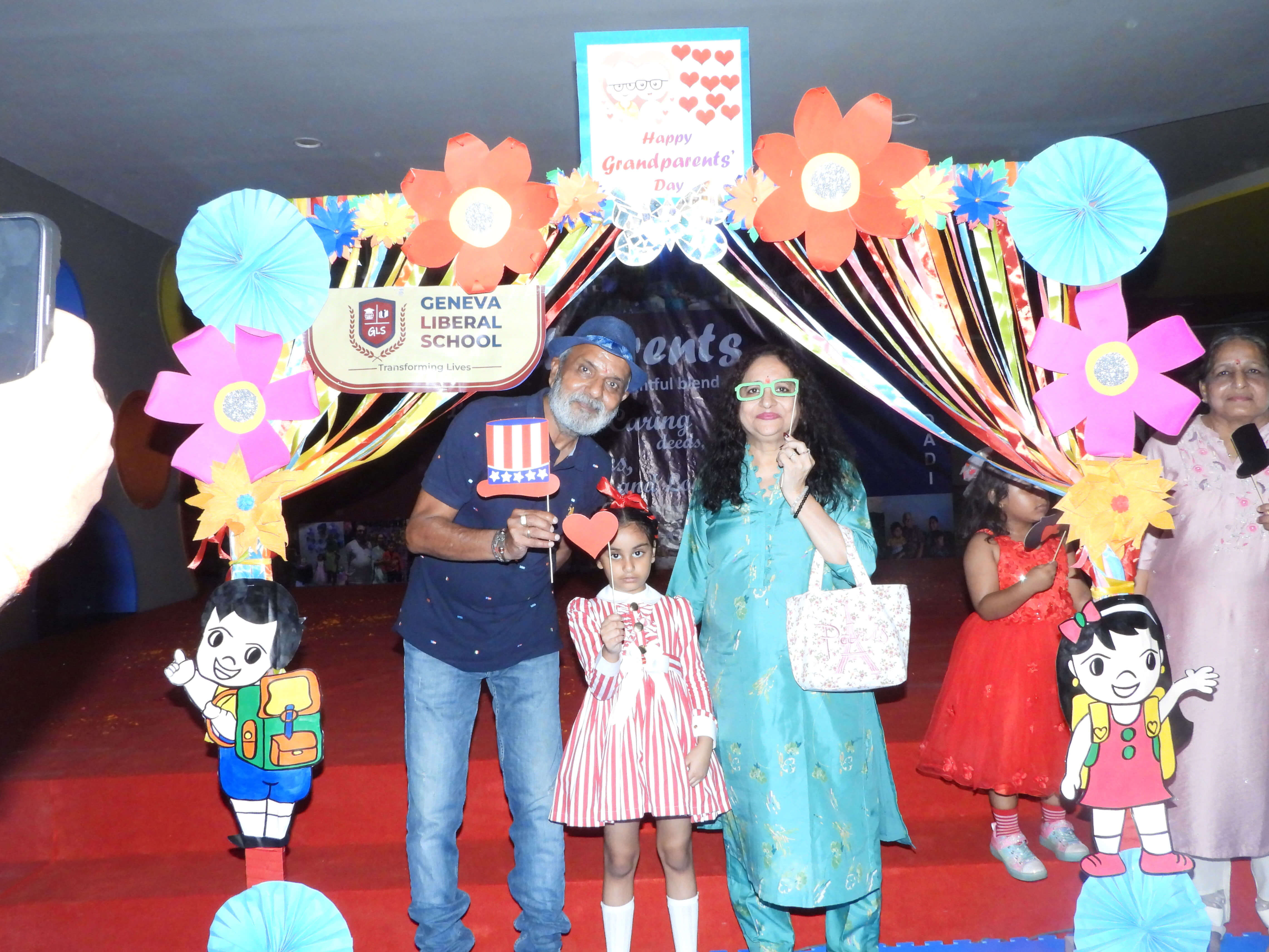Grandparents Day celebration at Geneva Liberal School