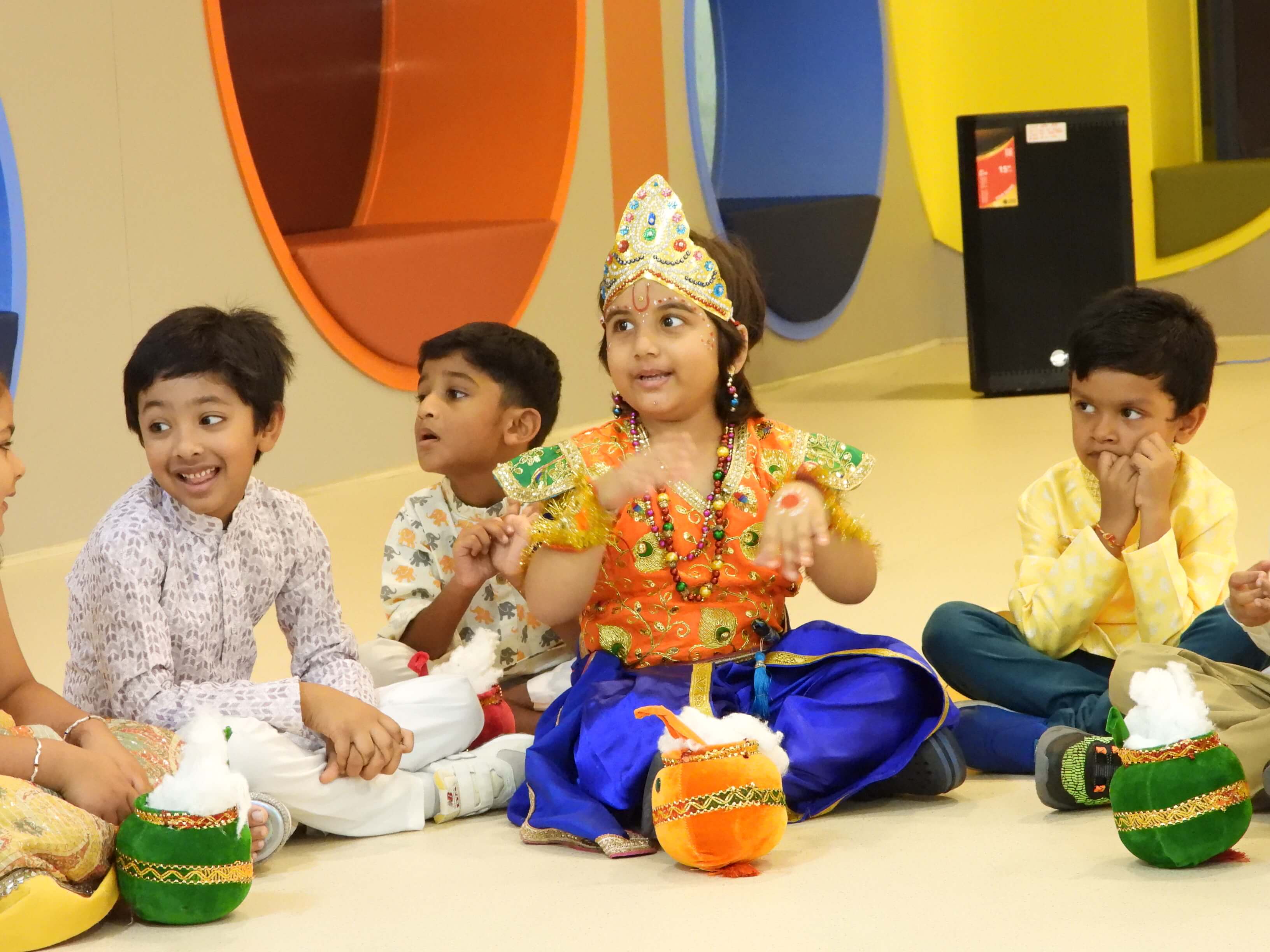 Janmashtami celebration at Geneva Liberal School